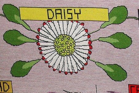tapestry photo 1583 daisy flower