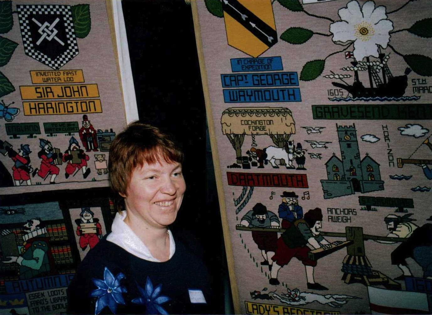 Lyme regis tapestry ladies 