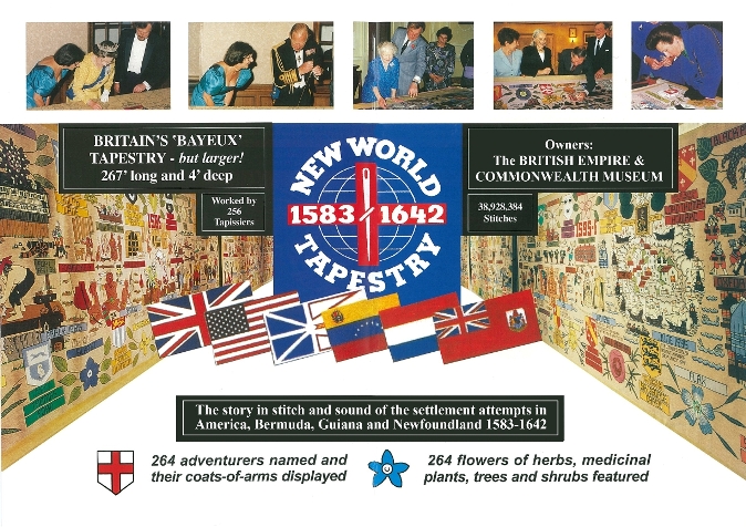 new world tapestry leaflet photo